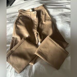 Women's Tan Straight Leg Pants